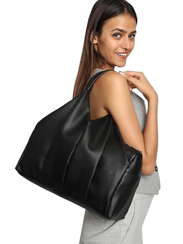 MINI WESST Women's Western Casual Solid Zip Handheld Bag | Ideal for Office, College & Everyday Use, Green