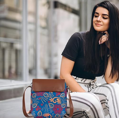 JIALTO 100% Printed Vegan Leather Shoulder Bags For Women, Hand Bag For Women Traveling/Ladies Shoulder Bag/College Girls Stylish Hand Bag With One Main Zipper To Keep
