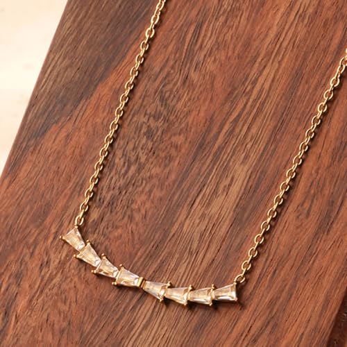 PALMONAS Twilight Drop Minimal Necklace for Women - Waterproof & Anti-Tarnish Jewellery, Gift For Girls & Women