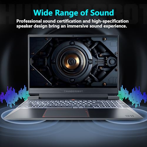 Thunderobot Storm 15 4050 Gaming Laptop, 15.6" FHD 165Hz Display, Core i7-13620H, NVIDIA GeForce RTX 4050, 32GB RAM, 1TB SSD, Backlit Keyboard, HDMI, Wi-Fi, Win 11 Home, Black