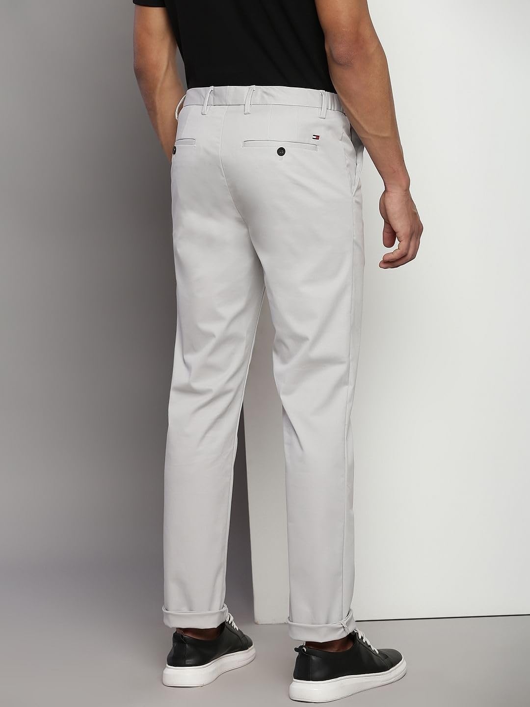 Tommy Hilfiger Regular-Fit Solid Mid Rise Chino