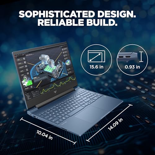 HP Victus Special Edition, 12th Gen Intel Core i5-12450H, 4GB RTX 3050A GPU, 15.6-inch (39.6 cm), FHD, IPS, 144Hz, 16GB DDR4, 1TB SSD, Backlit KB, 9ms Response time (MSO, Blue, 2.29 kg), fa1388TX