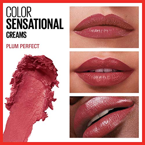 Maybelline New York Color Sensational Cream Finish Lipcolor, Plum Perfect 4.2g