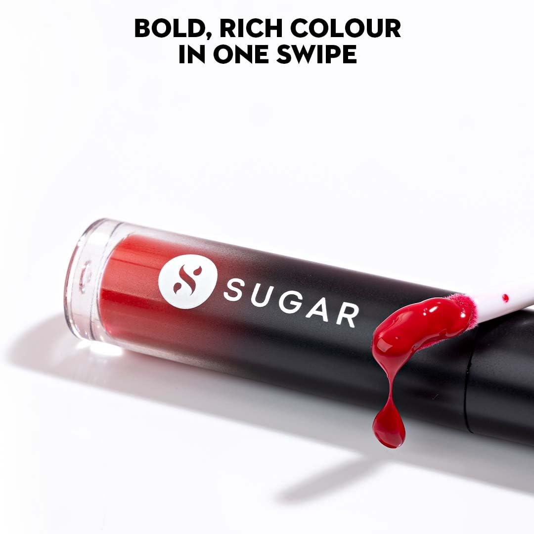 SUGAR Cosmetics Mousse Muse Lip Cream | Lasts 24+ Hrs | Creamy Mousse Lipstick | Waterproof & Smudgeproof | 5ml - 11 The Salmon