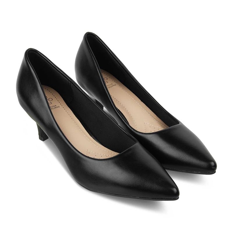 tresmode 239-CREET Black Women Pumps EU/37 UK/4