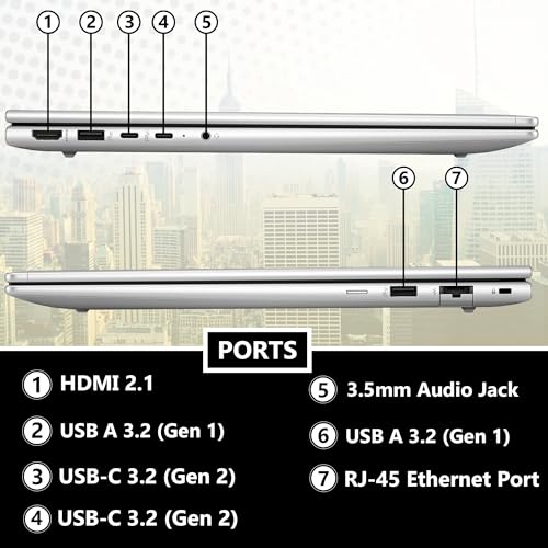 HP ProBook 460 G11 16" IPS WLED WUXGA Display Laptop, Intel Core Ultra 7 155U, 16GB RAM 1TB SSD, Backlit Keyboard, Fingerprint Reader, Wi-Fi 6E, Bluetooth 5.3, Windows 11 Pro, Pike Silver