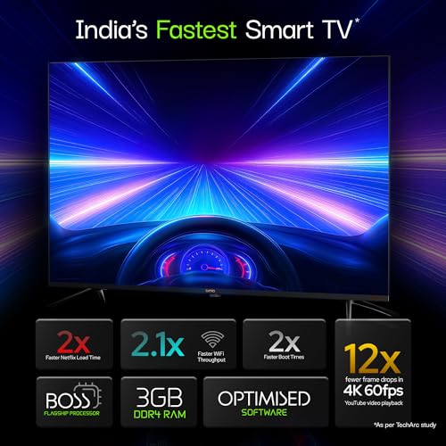Lumio Vision 9 139cm (55 inches) 4K Ultra HD Smart QD-MiniLED Google TV EPIC1-ADSG