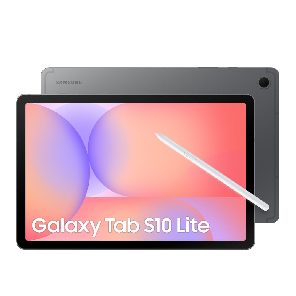 Samsung Galaxy Tab S10 Lite with AI, S Pen in-Box, 27.7 cm (10.9 inch) TFT LCD Display, 8 GB RAM, 256 GB Storage, Wi-Fi + 5G Tablet, Gray