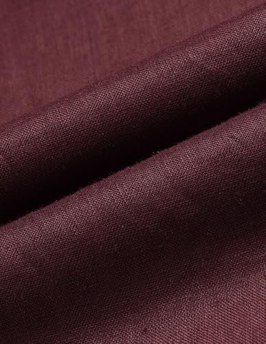 U.S.Polo Association Men's Solid Regular Fit Shirt (USSHTP1265_Maroon_48)