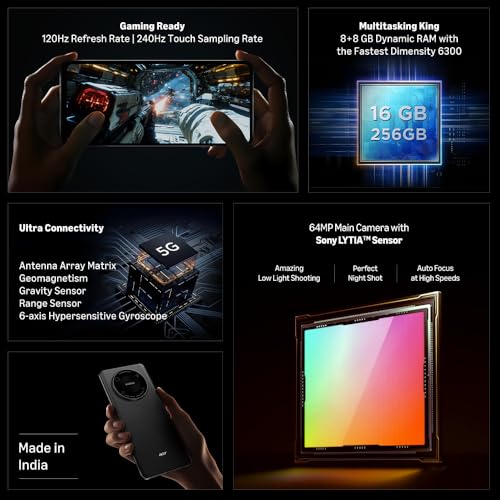 5G New Acer Super ZX 5G-Factory Unlocked-DUAL SIM-6GB RAM-Sony 64MP