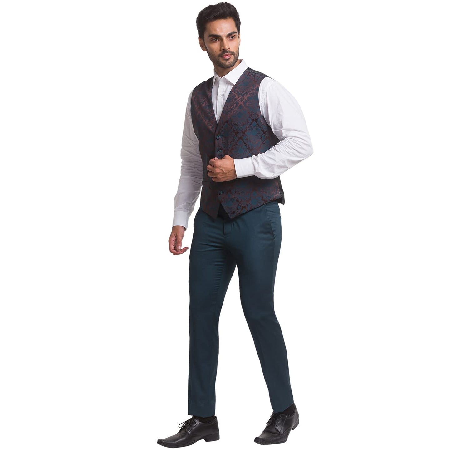 Park Avenue Dark Petrol Suit (Size: 44)-PIDP00290-P7