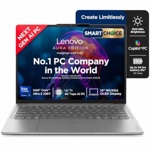 Lenovo Yoga Slim 7 Aura Edition Intel Evo Core Ultra 5 226V (16GB RAM/512GB SSD) Care