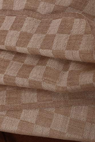 Pashtush Men's Fine Wool Luxury Blended Muffler, Light Weight, Soft and Warm.