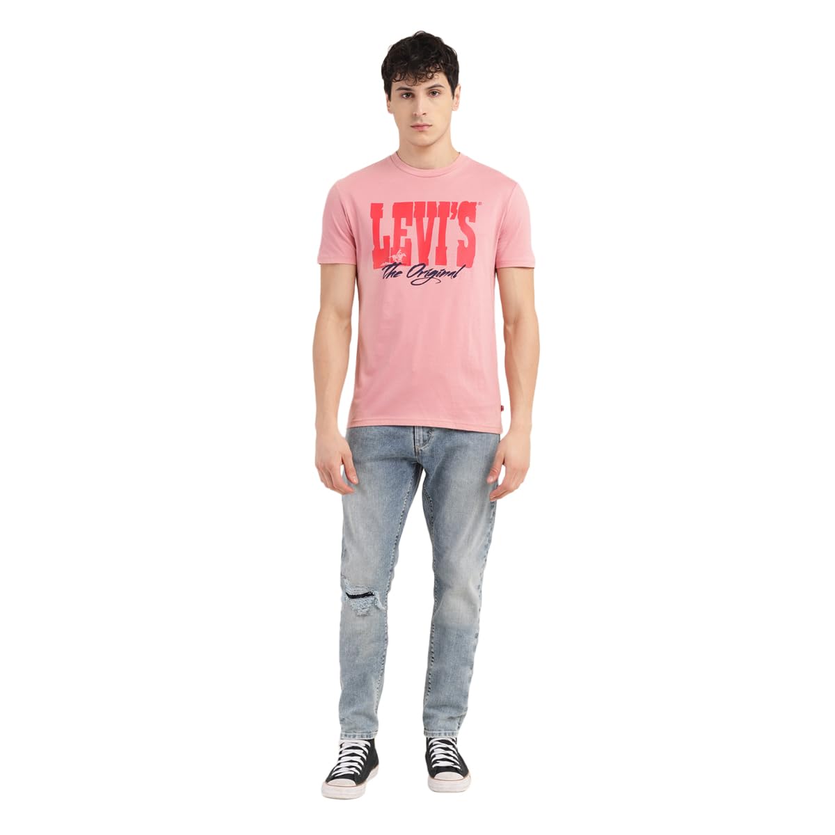 Levi's Men's Slim Fit T-Shirt (16960-1099_Pink