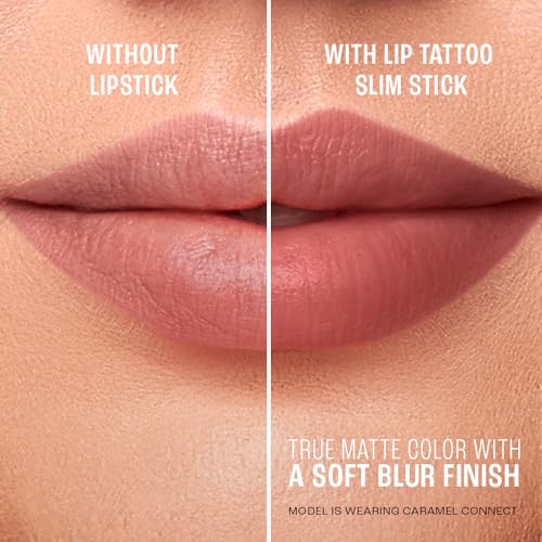 Lakme 9to5 Lip Tattoo Matte Slim Stick, Burgundy Passion, 2g, for Intense Color and Full Coverage, with Bakuchiol and Vitamin E, Smudgeproof and Waterproof, Long-Lasting Lipstick for Women (Pack of 2)