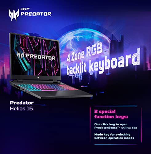 acer Predator Helios Neo 16 Gaming Laptop 13th Gen Intel Core i9 Processor (16 GB/1 TB SSD/Windows 11 Home/NVIDIA GeForce RTX 4060) PHN16-71, (16") WUXGA Display