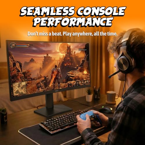 AOC Gaming Q27G41ZE QHD IPS Gaming Monitor 27" 2560x1440 240Hz 0.3ms, Game Console Ready, 3 Sides, Frameless, 1 HDMI 2.0, 1 Display Port, 3 Year Zero Glow Spot