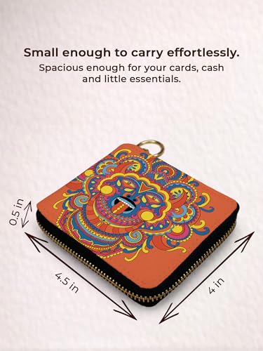 Kalankit Rakhi Gift Hamper for Sister, Wallet for Woman | Compact Pocket Small Purse for Women, Mini Bi-Fold Card Holder, Women's Wallet | Cute Money Purse for Girls | Rakhi Gifts for Sister
