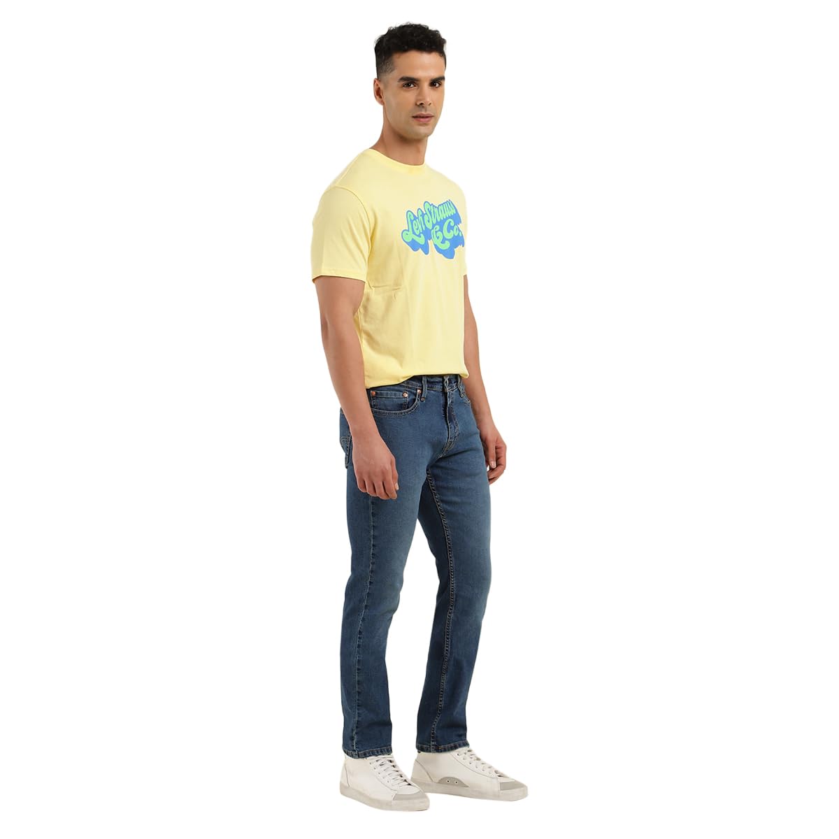 Levi's Men's 511 Slim Fit Mid Rise Jeans Mid Indigo|Size: 34