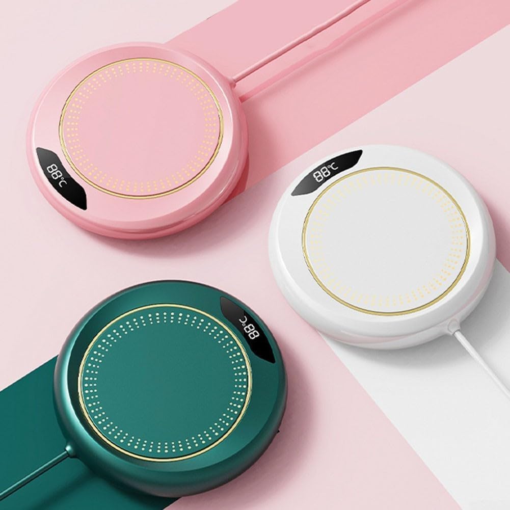 Electric Tea Espresso Beverage Warmer, Mug Warmer, Coffee Cup Warmer for Desk with 3 Temperature Settings, Keeps Tea, Coffee, Milk, and Water