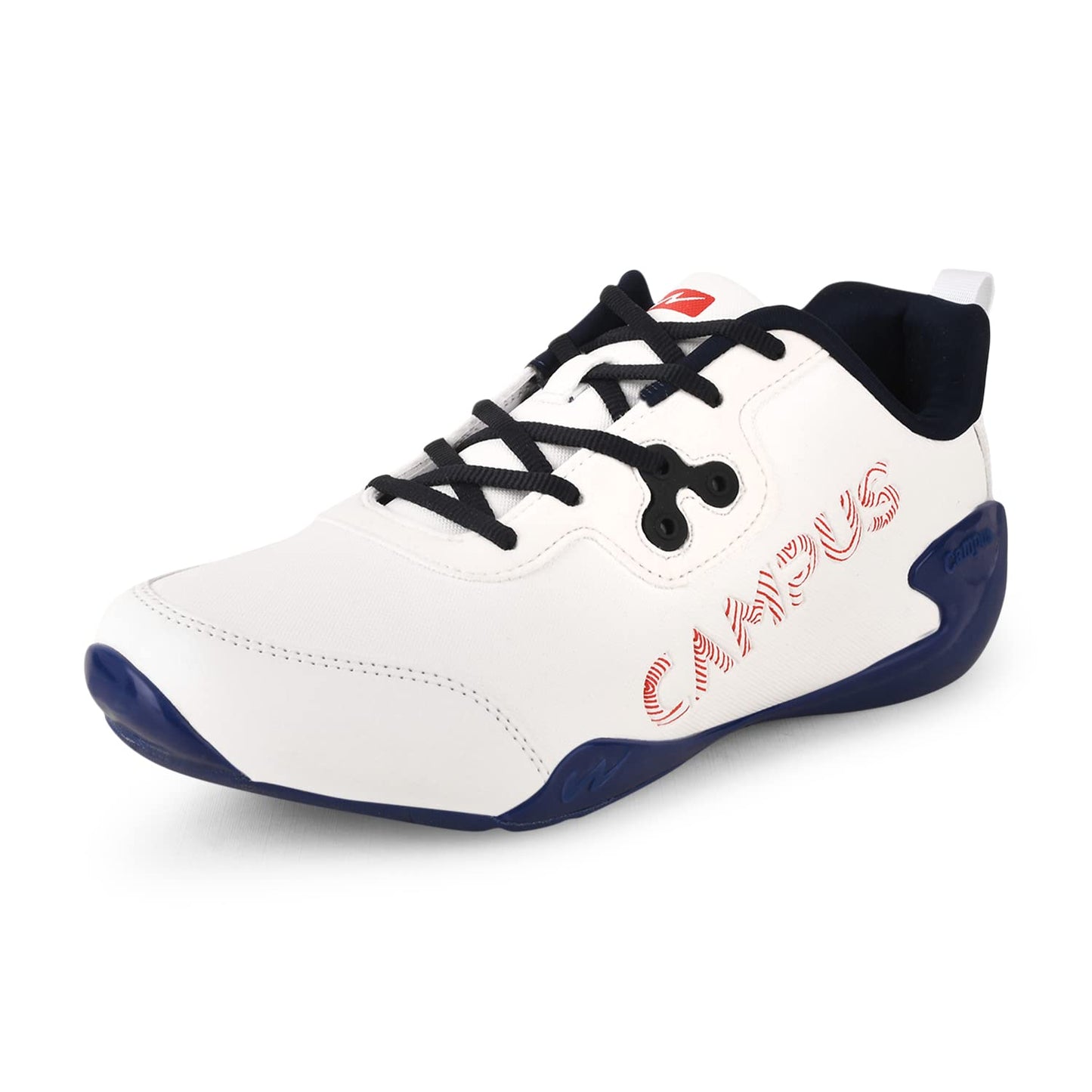 Campus Men Camp ZYLON Sneakers WHT/BLU - 8UK/India, White