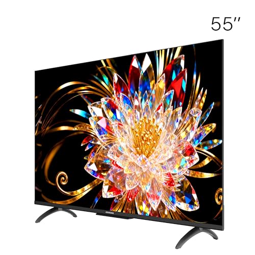 coocaa 138 cm (55 inches) 4K Ultra HD Smart Mini LED QLED Google TV 55MINI75Q