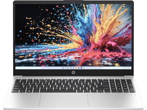 HP 15 (2026), AMD Ryzen 5 Hexa Core 7535U - (8 GB DDR5/512 GB SSD/Radeon 660M Graphics/Windows 11 Home) Thin & Light Business Laptop/15.6" FHD/Backlit + Fingerprint/Silver/Copilot Key/1.5kg/MSO 2024