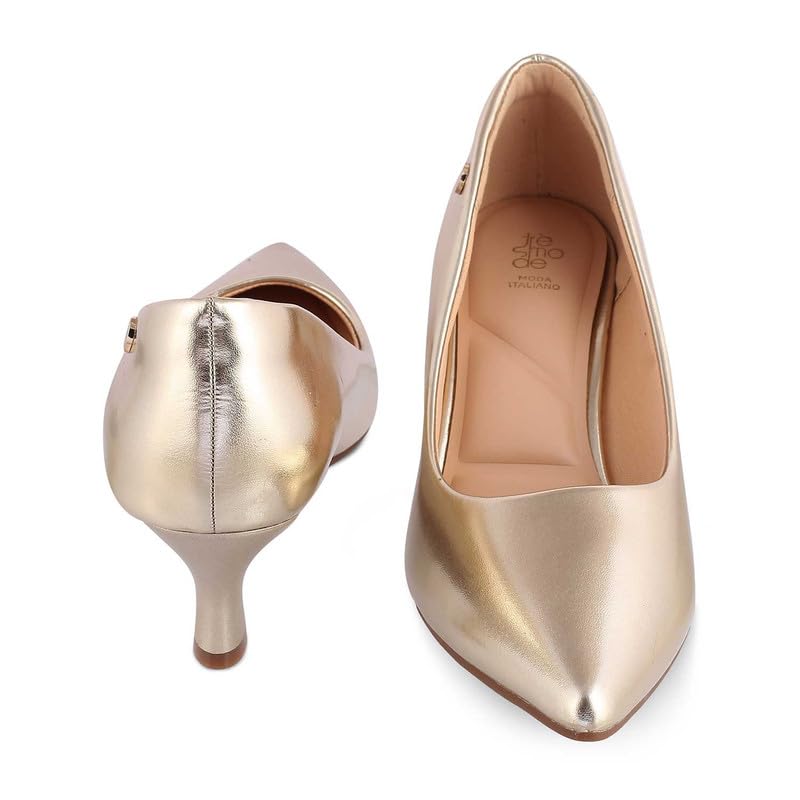 tresmode 239-HANGER Gold Women Pumps EU/36 UK/3