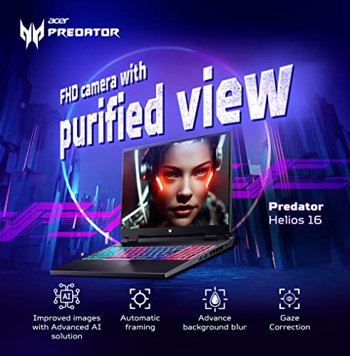 acer Predator Helios Neo 16 Gaming Laptop 13th Gen Intel Core i9 Processor (16 GB/1 TB SSD/Windows 11 Home/NVIDIA GeForce RTX 4060) PHN16-71, (16") WUXGA Display