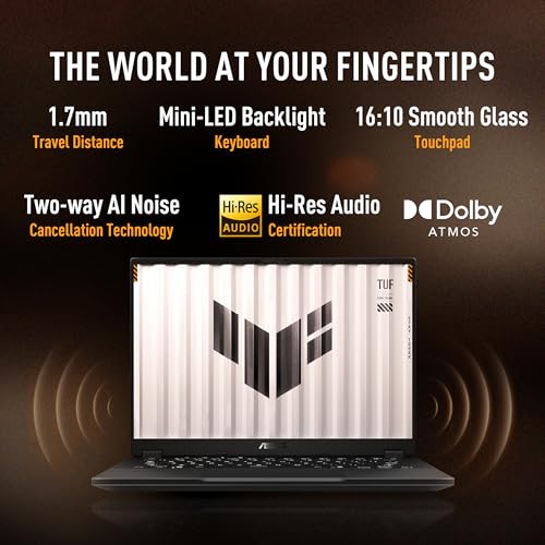 ASUS TUF A14 (2026),AMD Ryzen AI MAX+ 392, AMD Radeon 8060S iGPU,32GB RAM,1TB SSD, QHD+, 14"(35.5 cm),Windows 11, M365 Basic(1Y)* Office 2024,Jaeger Gray,1.48 Kg,FA401EA-RG020WS, Creator/Gaming Laptop