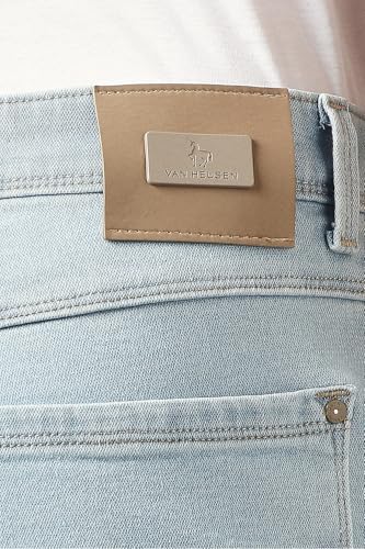 Van Heusen Men's Regular Jeans (VXDNCRKFC55698_Light Blue