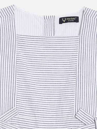 Allen Solly Girls Pink Embellished Regular Fit Casual Dress