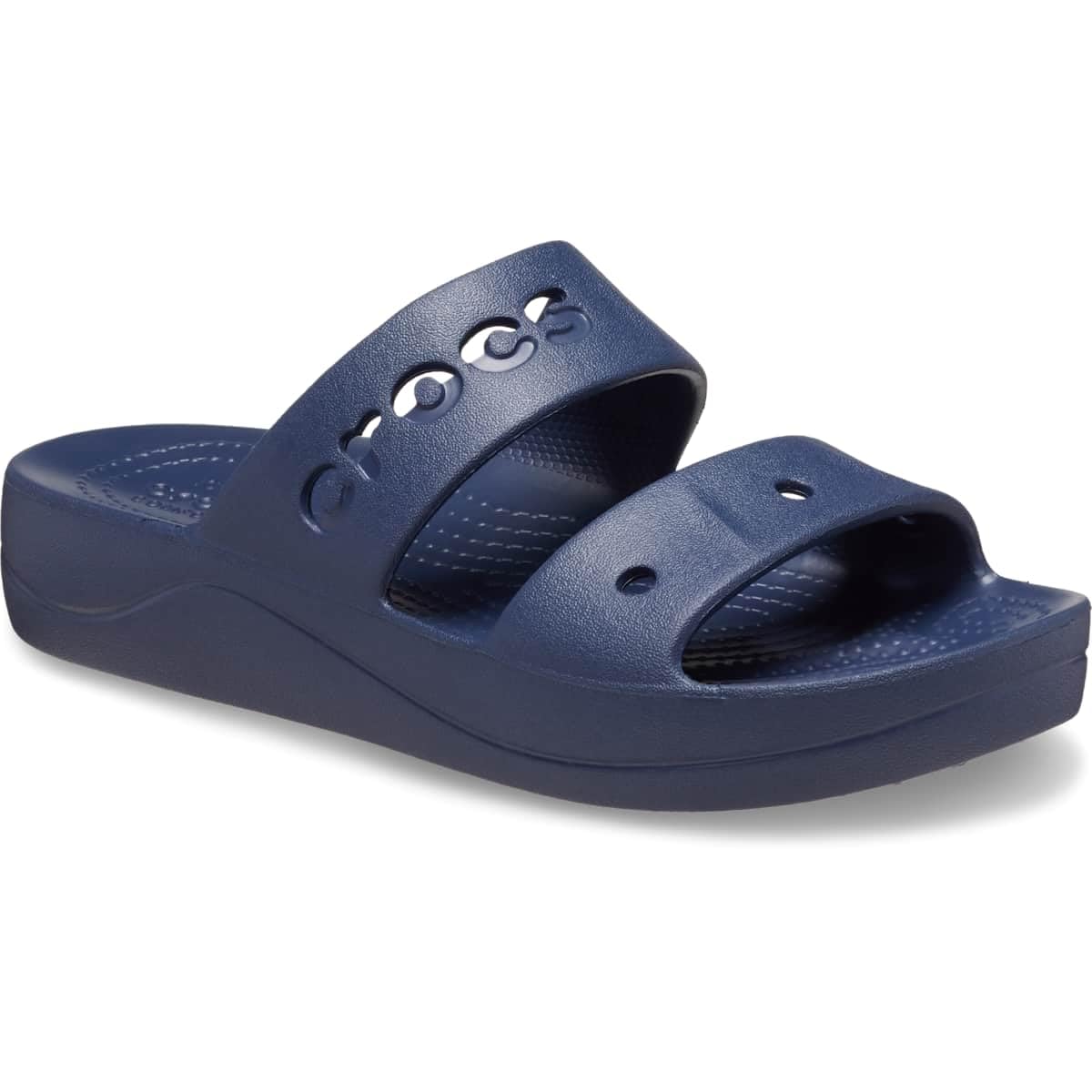 Crocs Baya Platform Sandal Navy