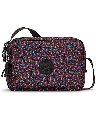 Kipling Women's Abanu M Handbag Happy Squares Print, Happy Squares Print, 9.5'' x 6.75'' x 3.5''