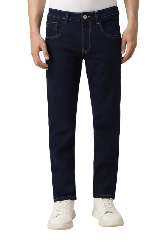Van Heusen Men's Slim Jeans (VXDNCPOFF74702_Navy