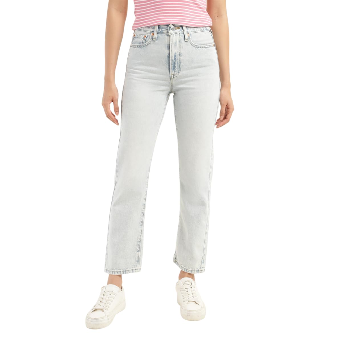 Levi's Women's Straight Jeans (A2504-0027_Blue