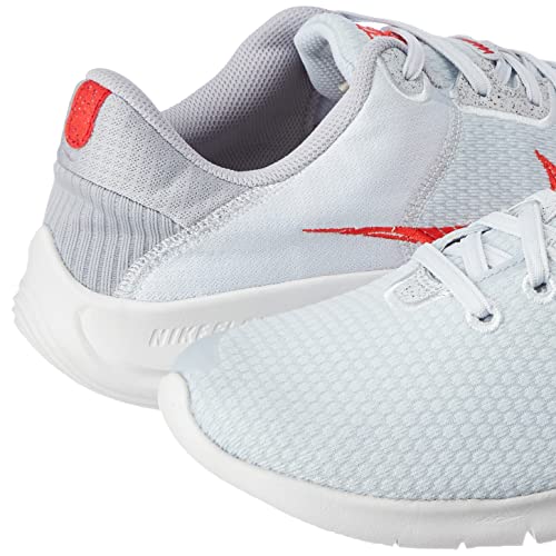 Nike Womens W Flex Experience RN 11 NN Pure Platinum/LT Crimson-Wolf Grey Running Shoe - 6 UK (DD9283-007)