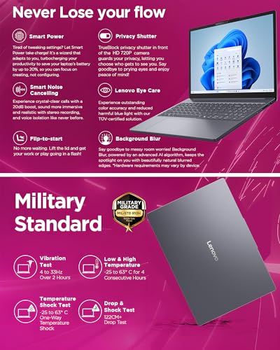 Lenovo 16 2026 FHD AI Copilot i5-13420H Business Laptop 16GB DDR5 256GB SSD