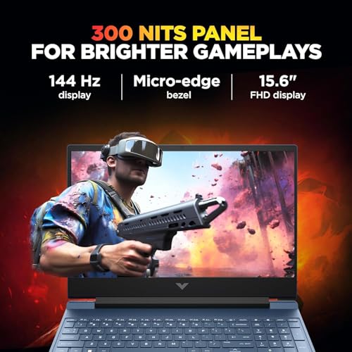 HP Smartchoice Victus, AMD Ryzen 7 7445HS, 6GB RTX 3050, 16GB DDR5(Upgradeable) 512GB SSD, 144Hz, 300 nits, 15.6''/39.6cm, Win 11, Office 24, Blue, 2.29kg, fb3134/20ax, Xbox Gamepass*, Gaming Laptop