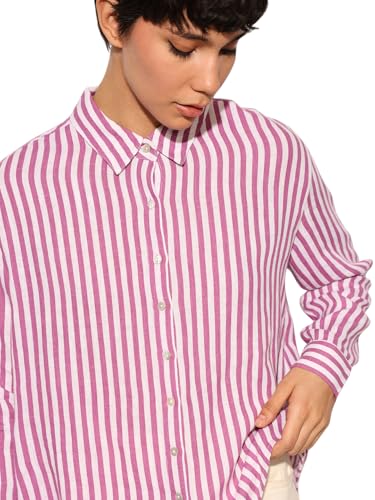 ONLY Women Regular Fit Pink Shirt