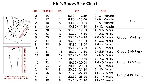 Bubblegummers Girls Crotia 3 Casual Shoes, (3595436), 12 Pink