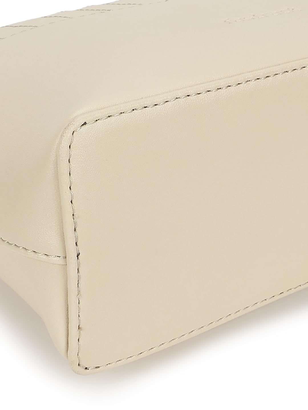 Fastrack Sling | White Faux-Leather Women’s Handbag | Adjustable Strap with Zipper Closure, Spacious Compartment & Stitch Detailing for Everyday Carry