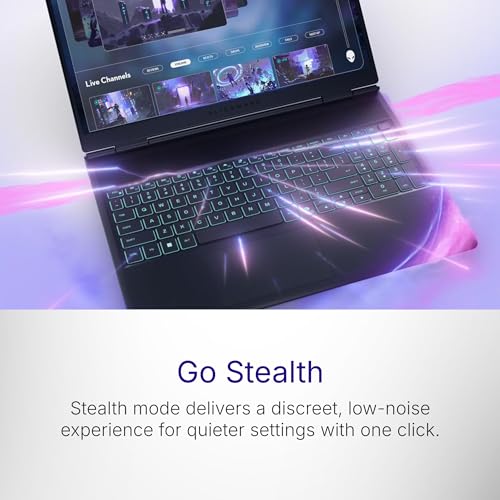 Alienware 16X Aurora Gaming Laptop, AI Enabled Intel Core Ultra9 HX Processor, 32GB DDR5, 1TB SSD, NVIDIA GeForce RTX 5070, 8GB GDDR7, 16" QHD+ 240Hz Display, Backlit KB, Interstellar Indigo, 2.66kg