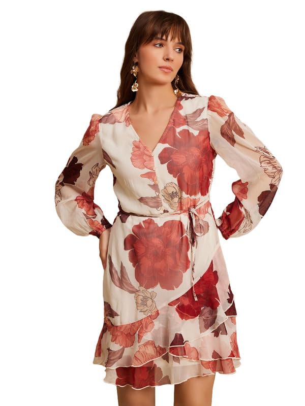 Kazo Jude Mini Dress for Women Red