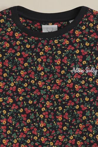 Girls Navy Print Casual T-Shirt