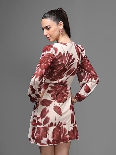 Kazo Clarke Mini Dress (Wine_M)