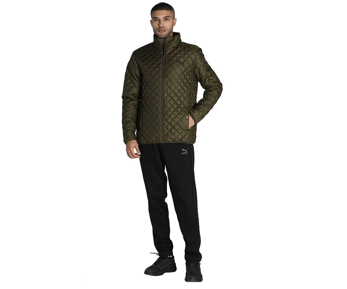 Puma Men's A-Line Coat (84668062_Deep Olive_L)