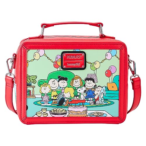 Loungefly Peanuts Charlie Brown Lunchbox Crossbody Bag