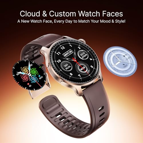 boAt Ultima Prime smartwatch with 1.43” AMOLED Display, AOD, Personalized Fitness Nudges, Functional Crown,100+ Sports Modes, Create Your Own Watchface, smartwatch for man and Woman (Royal Berry)