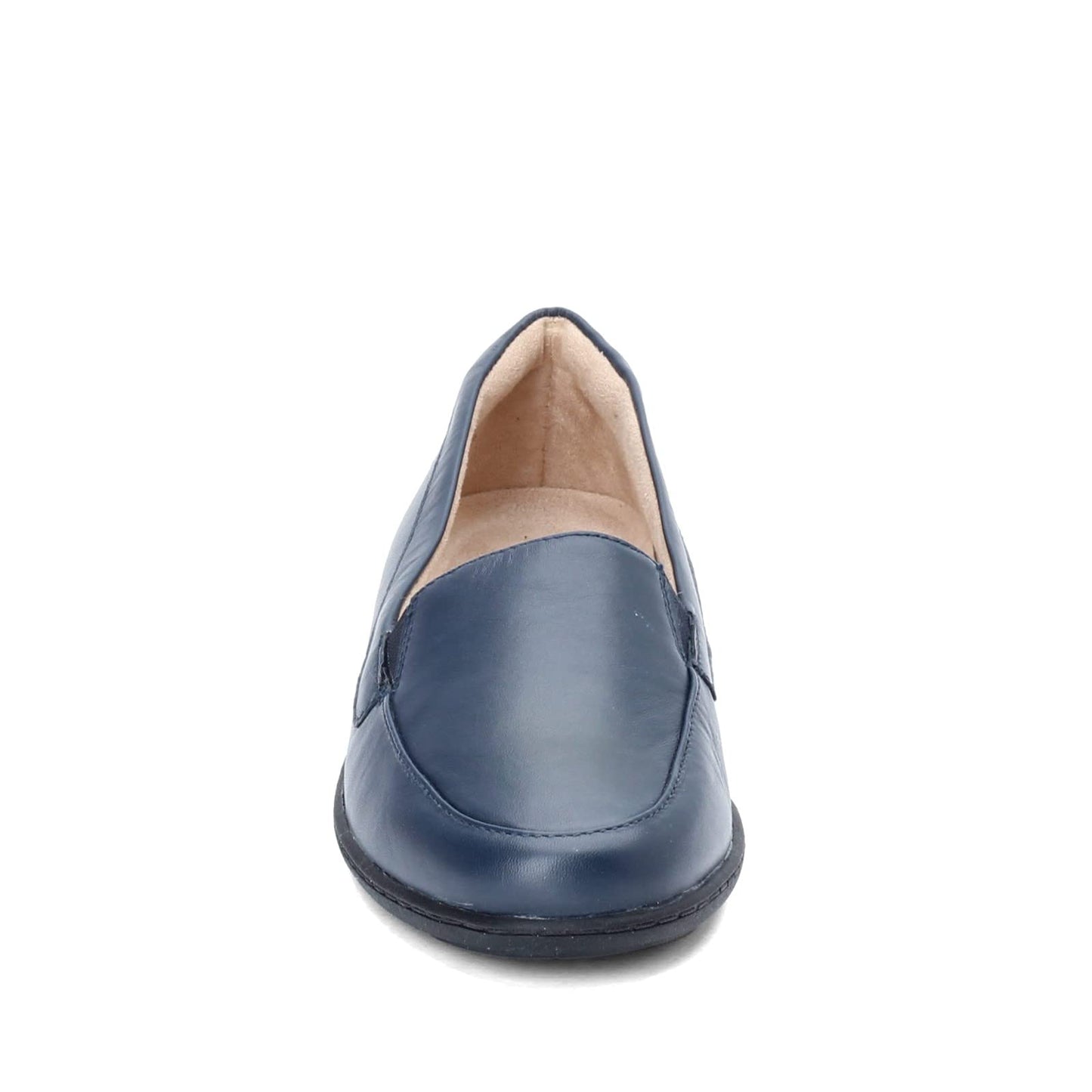Women's Natural Soul, Kacy Slip-On, Navy Leather, 9 Wide
